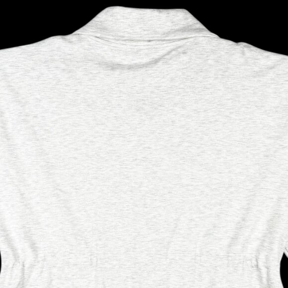 Magaschoni Women's Full Zip 3/4 Sleeve Drawstring Heather Grey Jacket Sz 2X NWT - Picture 13 of 13